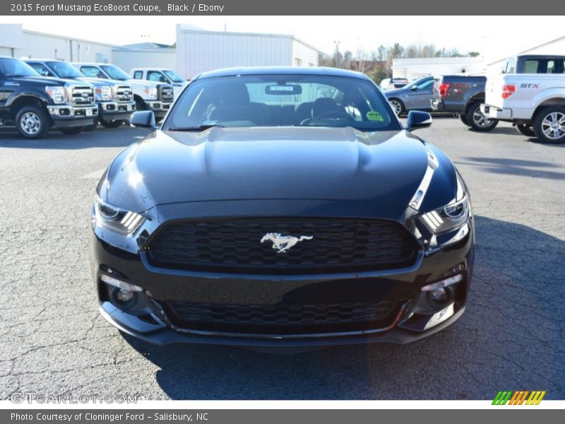 Black / Ebony 2015 Ford Mustang EcoBoost Coupe
