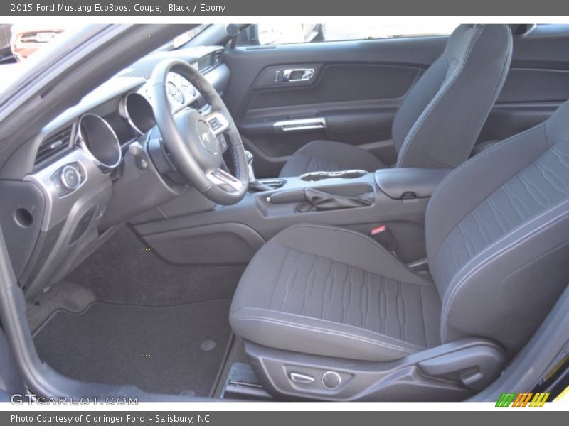 Black / Ebony 2015 Ford Mustang EcoBoost Coupe