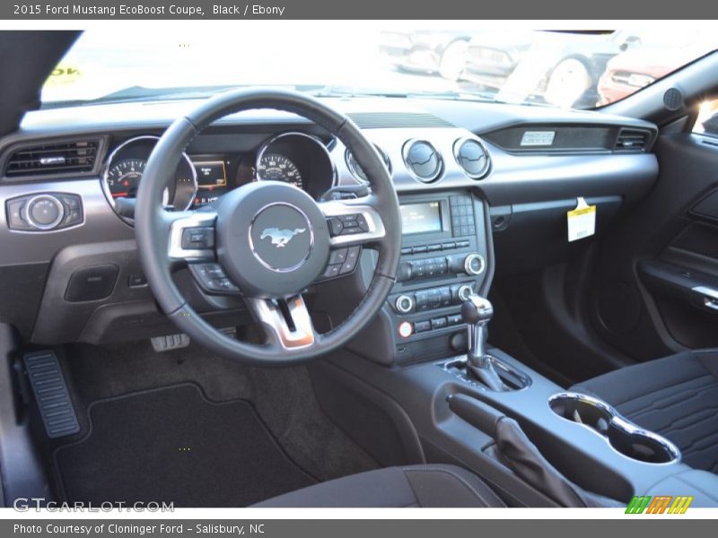 Black / Ebony 2015 Ford Mustang EcoBoost Coupe