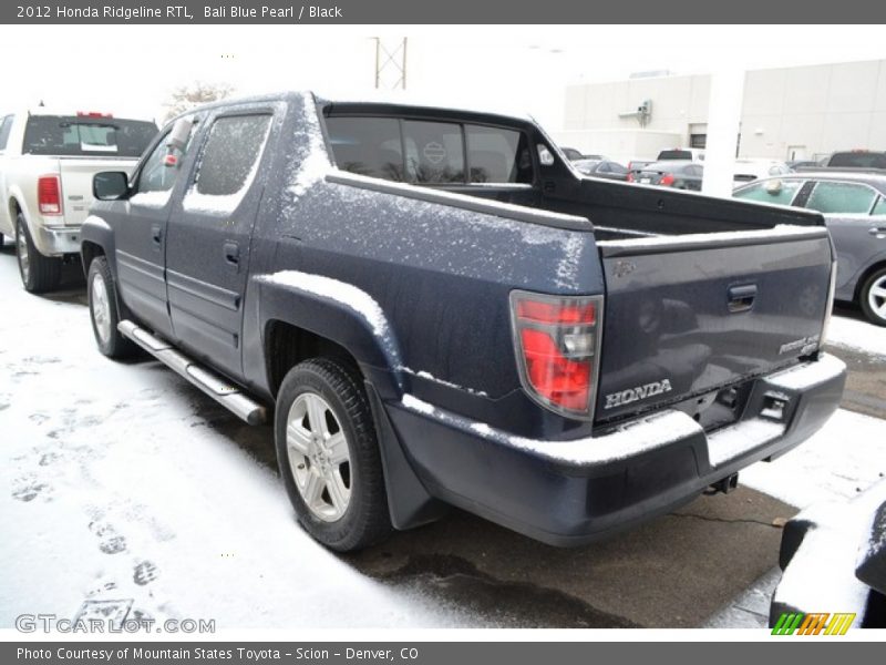 Bali Blue Pearl / Black 2012 Honda Ridgeline RTL
