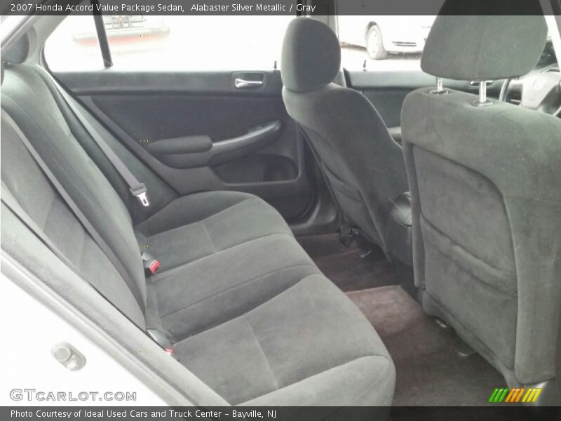 Alabaster Silver Metallic / Gray 2007 Honda Accord Value Package Sedan