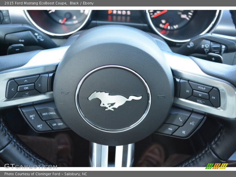 Black / Ebony 2015 Ford Mustang EcoBoost Coupe