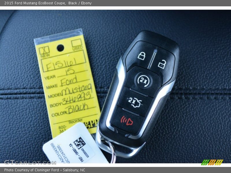 Black / Ebony 2015 Ford Mustang EcoBoost Coupe