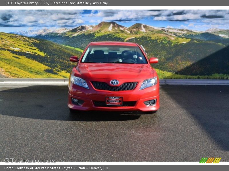 Barcelona Red Metallic / Ash Gray 2010 Toyota Camry SE V6