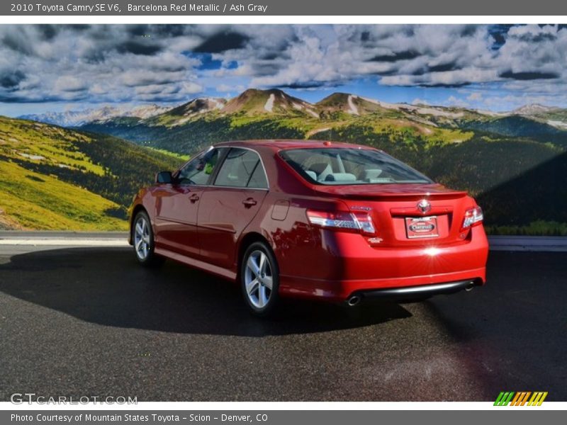 Barcelona Red Metallic / Ash Gray 2010 Toyota Camry SE V6