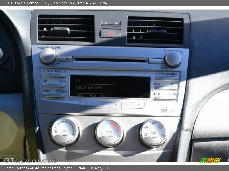 Barcelona Red Metallic / Ash Gray 2010 Toyota Camry SE V6