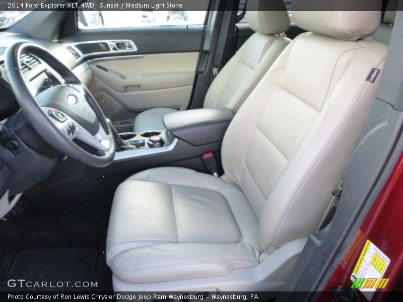 Sunset / Medium Light Stone 2014 Ford Explorer XLT 4WD