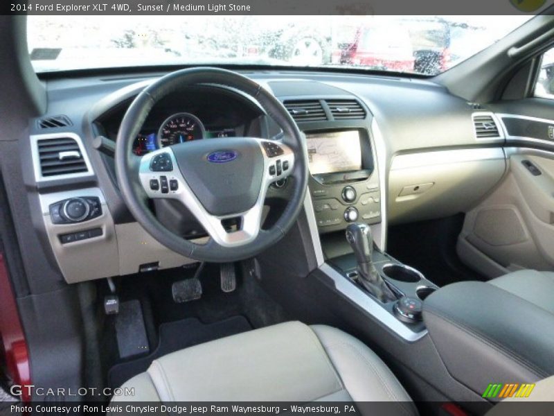 Sunset / Medium Light Stone 2014 Ford Explorer XLT 4WD