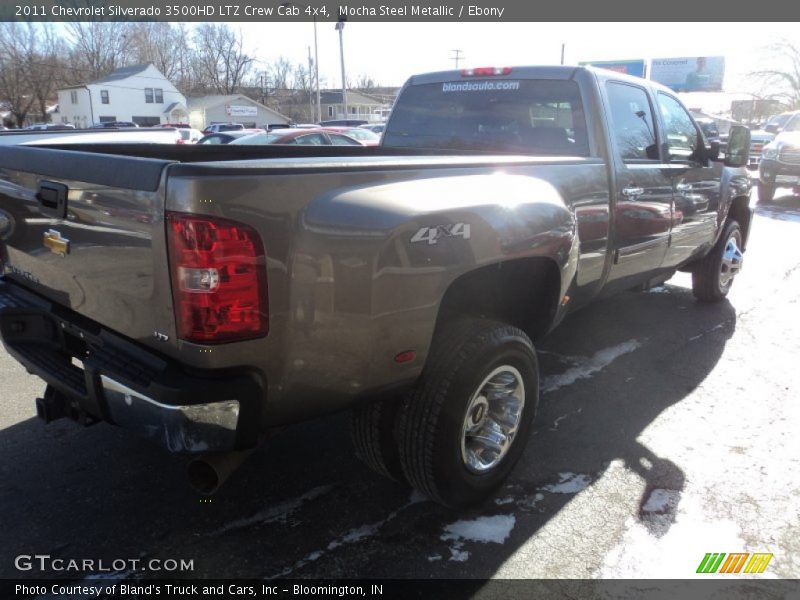 Mocha Steel Metallic / Ebony 2011 Chevrolet Silverado 3500HD LTZ Crew Cab 4x4