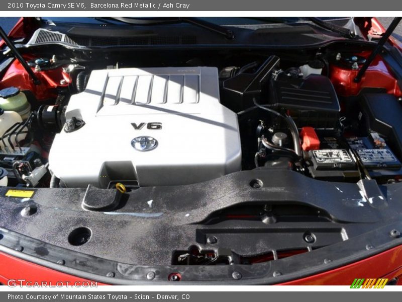 Barcelona Red Metallic / Ash Gray 2010 Toyota Camry SE V6