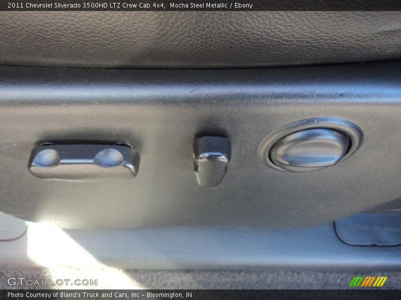 Mocha Steel Metallic / Ebony 2011 Chevrolet Silverado 3500HD LTZ Crew Cab 4x4
