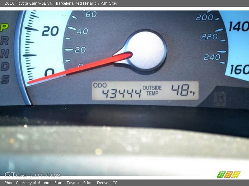 Barcelona Red Metallic / Ash Gray 2010 Toyota Camry SE V6
