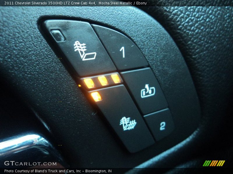 Mocha Steel Metallic / Ebony 2011 Chevrolet Silverado 3500HD LTZ Crew Cab 4x4