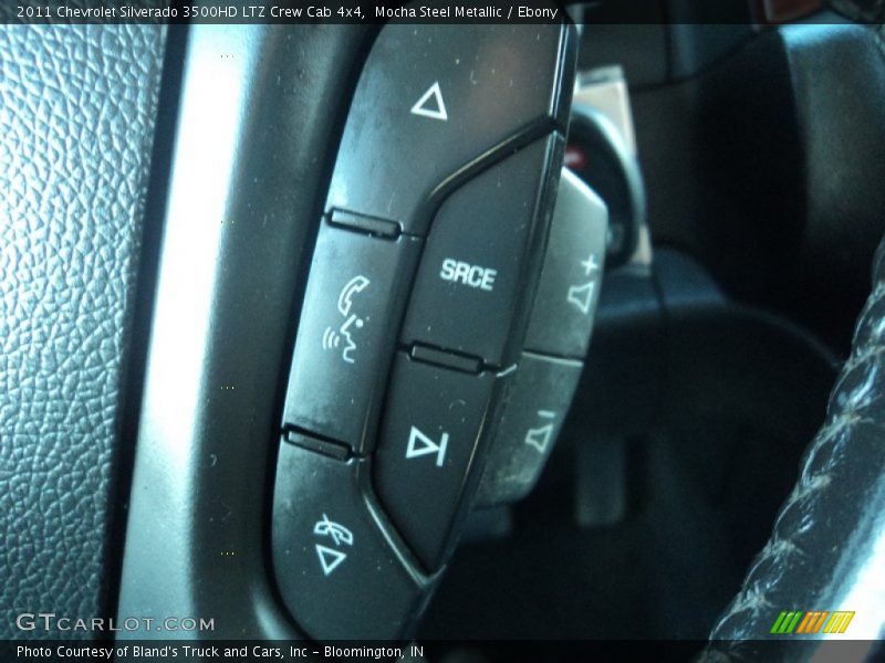 Mocha Steel Metallic / Ebony 2011 Chevrolet Silverado 3500HD LTZ Crew Cab 4x4
