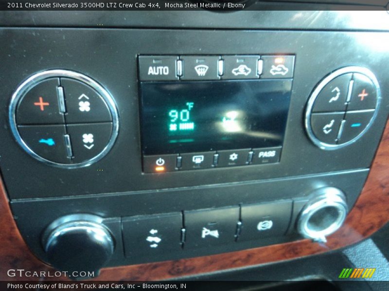 Mocha Steel Metallic / Ebony 2011 Chevrolet Silverado 3500HD LTZ Crew Cab 4x4