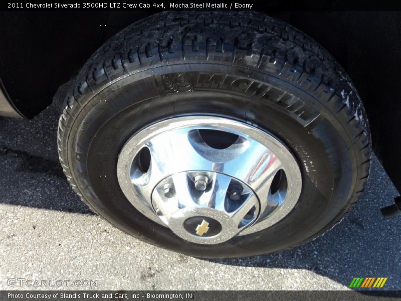 Mocha Steel Metallic / Ebony 2011 Chevrolet Silverado 3500HD LTZ Crew Cab 4x4