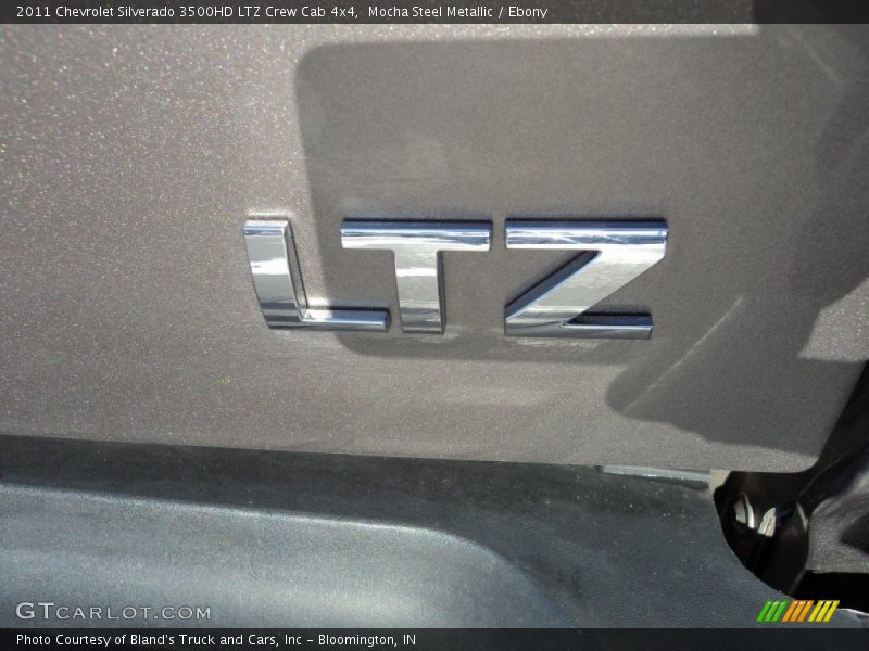 Mocha Steel Metallic / Ebony 2011 Chevrolet Silverado 3500HD LTZ Crew Cab 4x4