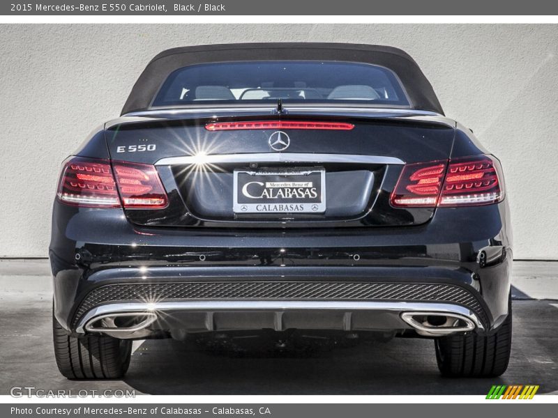 Black / Black 2015 Mercedes-Benz E 550 Cabriolet