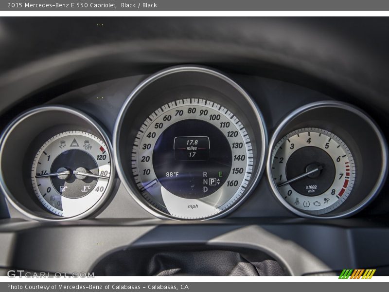  2015 E 550 Cabriolet 550 Cabriolet Gauges