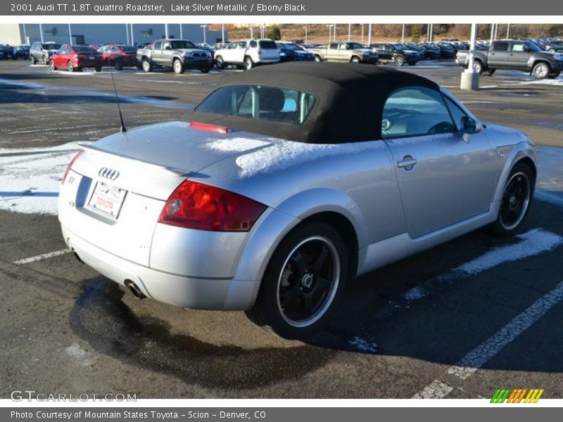 Lake Silver Metallic / Ebony Black 2001 Audi TT 1.8T quattro Roadster