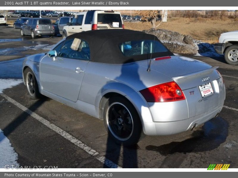 Lake Silver Metallic / Ebony Black 2001 Audi TT 1.8T quattro Roadster