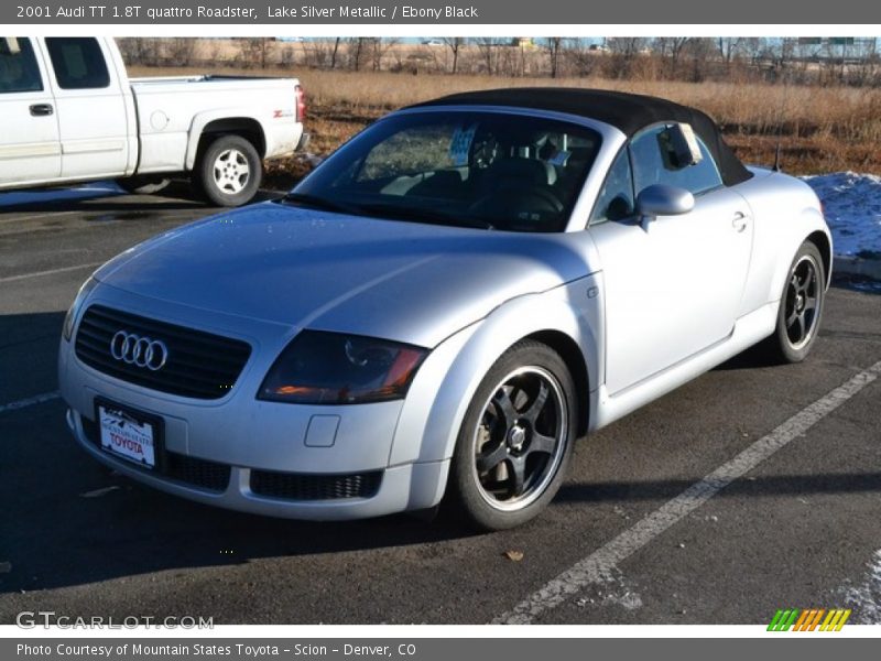 Lake Silver Metallic / Ebony Black 2001 Audi TT 1.8T quattro Roadster