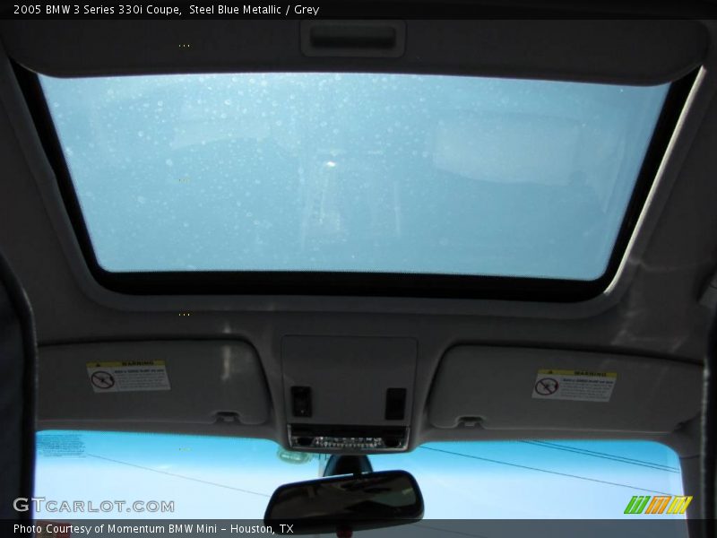 Steel Blue Metallic / Grey 2005 BMW 3 Series 330i Coupe
