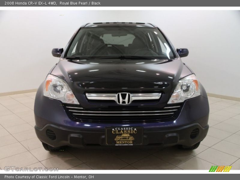 Royal Blue Pearl / Black 2008 Honda CR-V EX-L 4WD
