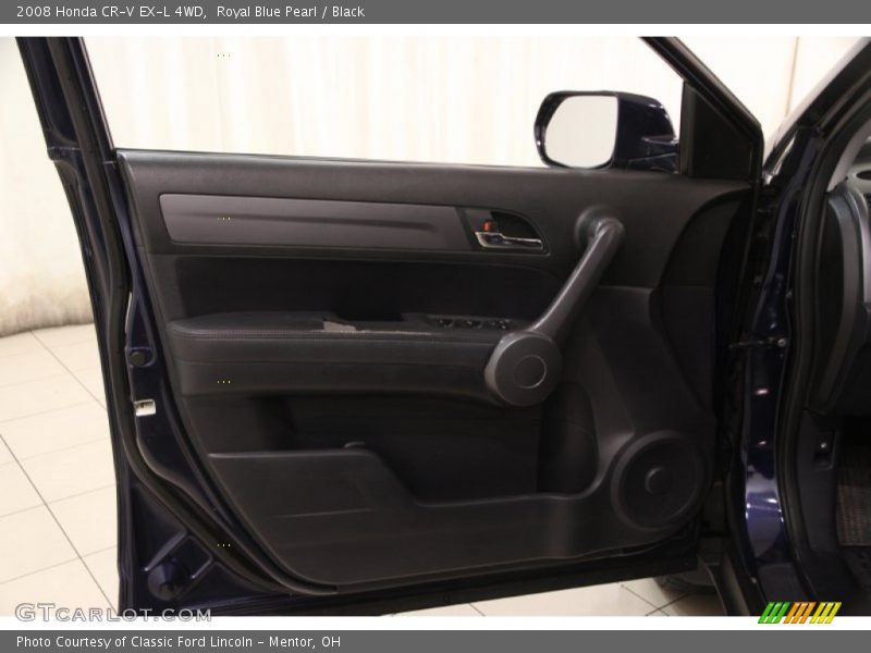 Royal Blue Pearl / Black 2008 Honda CR-V EX-L 4WD