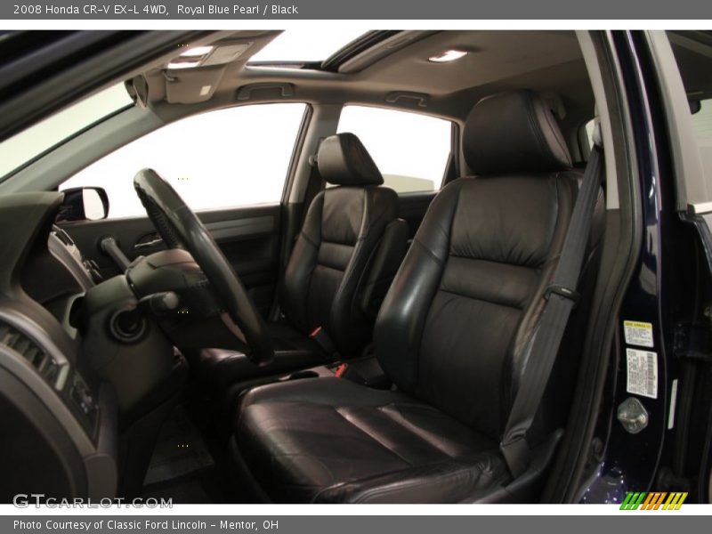 Royal Blue Pearl / Black 2008 Honda CR-V EX-L 4WD
