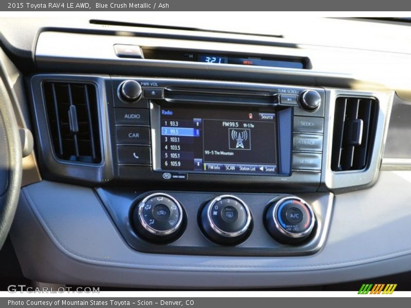 Blue Crush Metallic / Ash 2015 Toyota RAV4 LE AWD