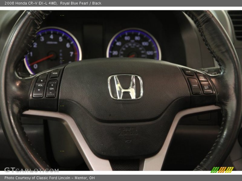 Royal Blue Pearl / Black 2008 Honda CR-V EX-L 4WD