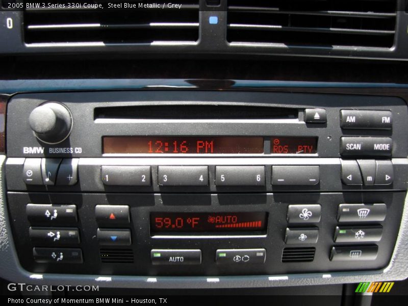 Steel Blue Metallic / Grey 2005 BMW 3 Series 330i Coupe