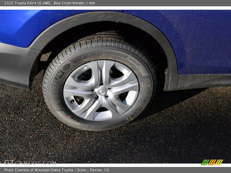 Blue Crush Metallic / Ash 2015 Toyota RAV4 LE AWD