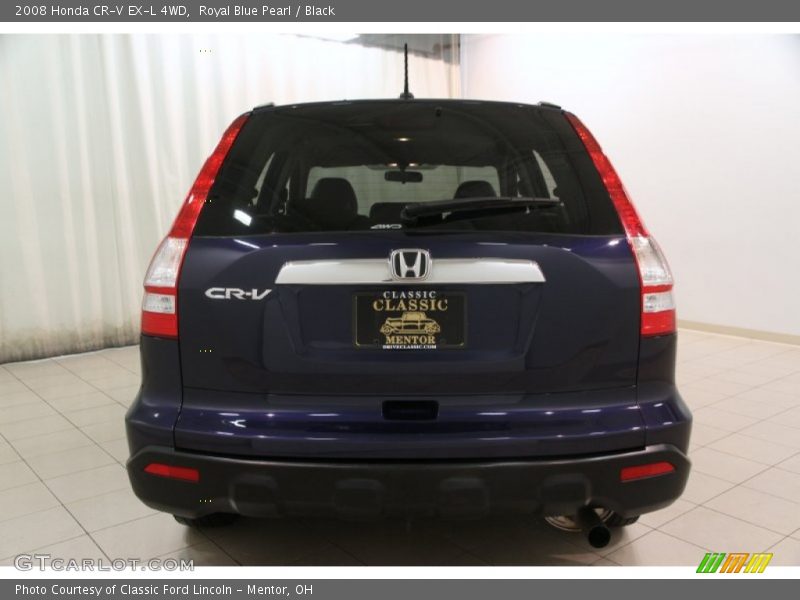 Royal Blue Pearl / Black 2008 Honda CR-V EX-L 4WD