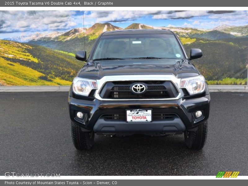 Black / Graphite 2015 Toyota Tacoma V6 Double Cab 4x4