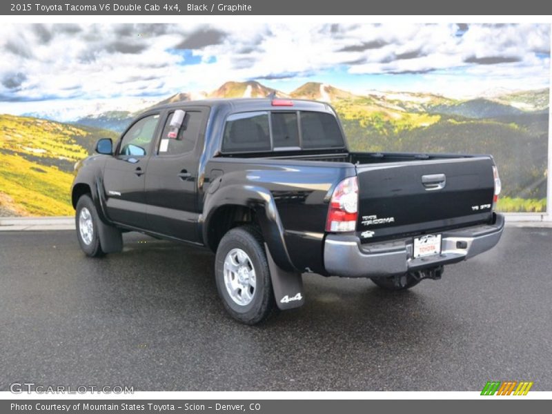 Black / Graphite 2015 Toyota Tacoma V6 Double Cab 4x4