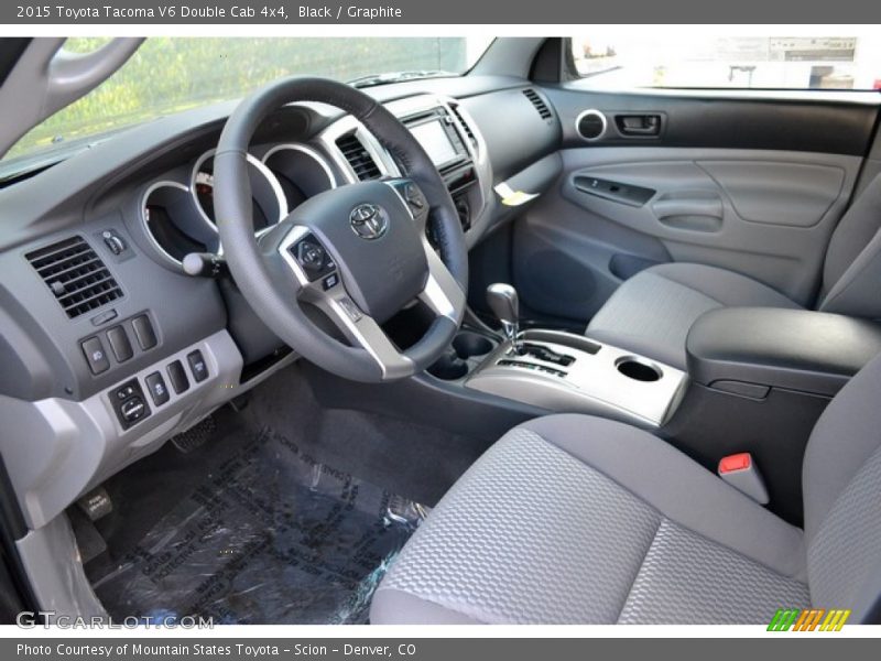 Black / Graphite 2015 Toyota Tacoma V6 Double Cab 4x4