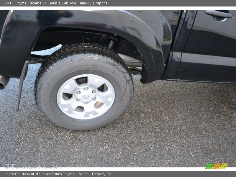 Black / Graphite 2015 Toyota Tacoma V6 Double Cab 4x4