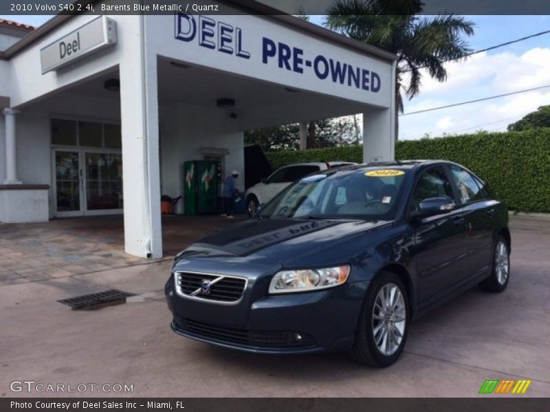 Barents Blue Metallic / Quartz 2010 Volvo S40 2.4i
