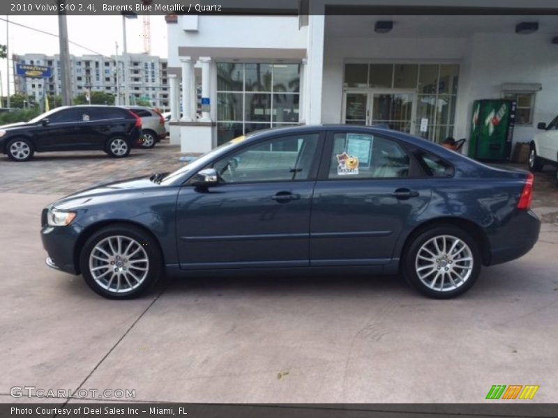 Barents Blue Metallic / Quartz 2010 Volvo S40 2.4i