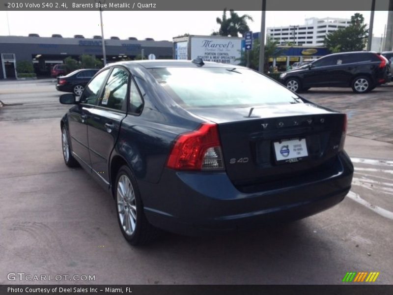 Barents Blue Metallic / Quartz 2010 Volvo S40 2.4i