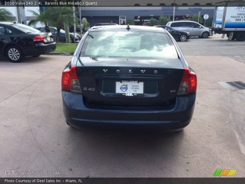 Barents Blue Metallic / Quartz 2010 Volvo S40 2.4i
