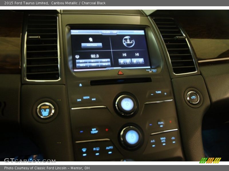 Caribou Metallic / Charcoal Black 2015 Ford Taurus Limited