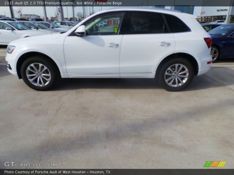 Ibis White / Pistachio Beige 2015 Audi Q5 2.0 TFSI Premium quattro