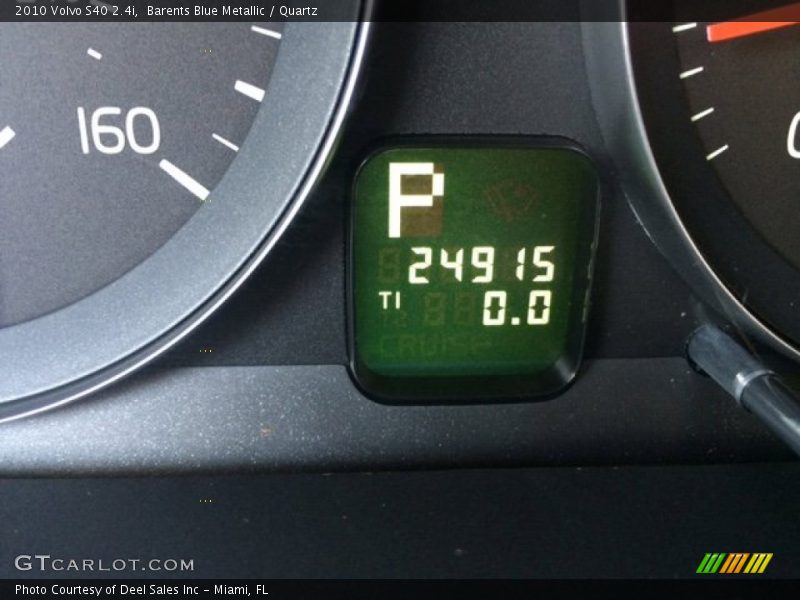 Barents Blue Metallic / Quartz 2010 Volvo S40 2.4i