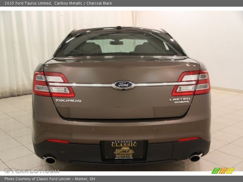 Caribou Metallic / Charcoal Black 2015 Ford Taurus Limited