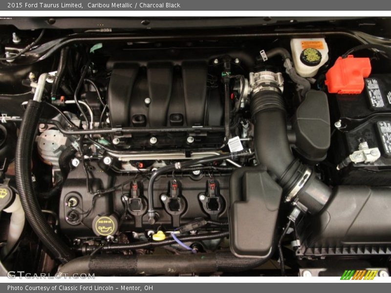 Caribou Metallic / Charcoal Black 2015 Ford Taurus Limited