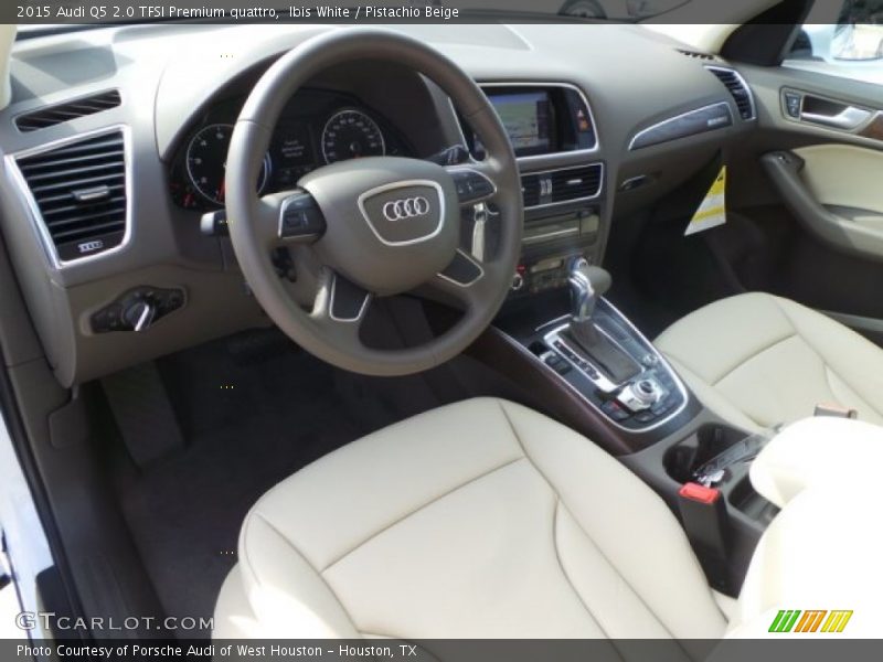 Ibis White / Pistachio Beige 2015 Audi Q5 2.0 TFSI Premium quattro