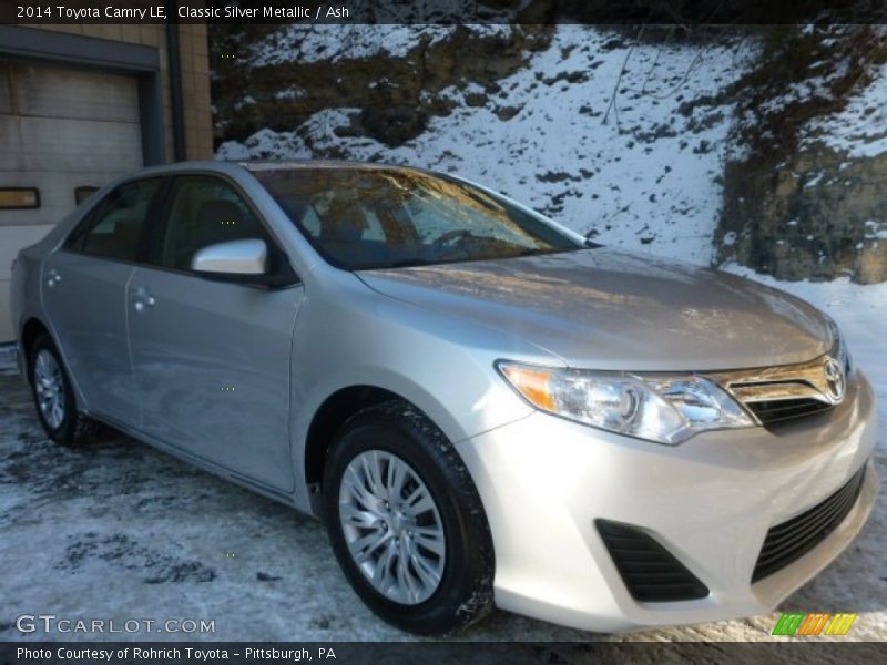 Classic Silver Metallic / Ash 2014 Toyota Camry LE